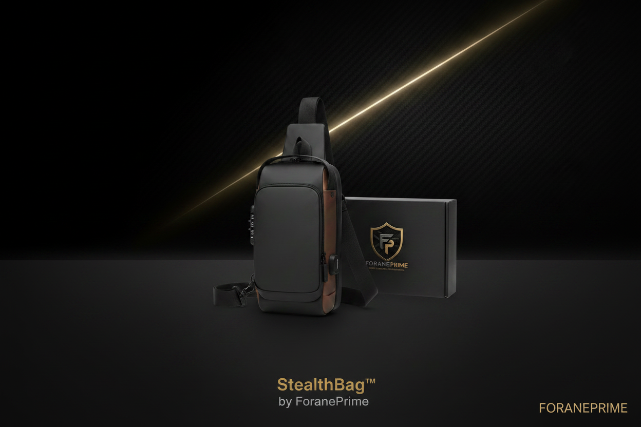 StealthBag Hero Shot – ForanePrime Background